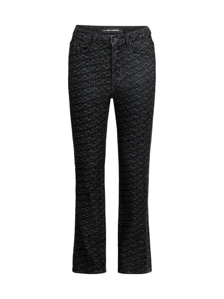 Karl Lagerfeld Jeans gri închis negru