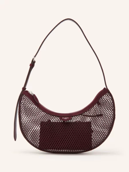 Alaïa Torebka Na Ramię Demi Lune rot