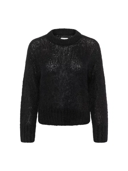 Dzianinowy sweter Part Two czarny