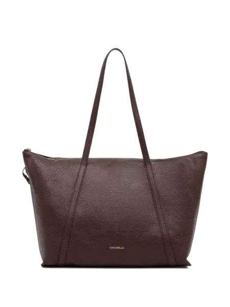 Geantă shopper Coccinelle din piele roșu
