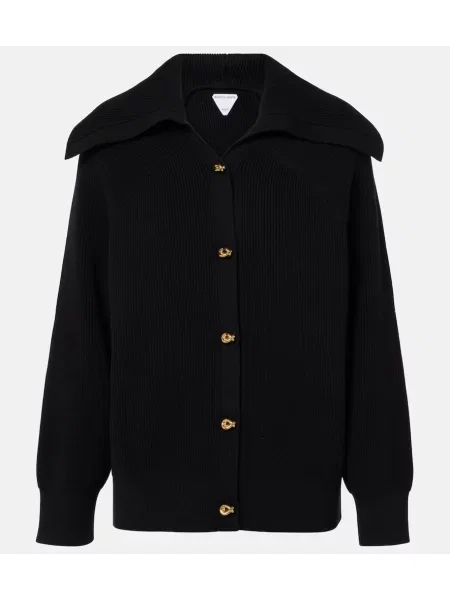 Cardigan Bottega Veneta tricotate negru