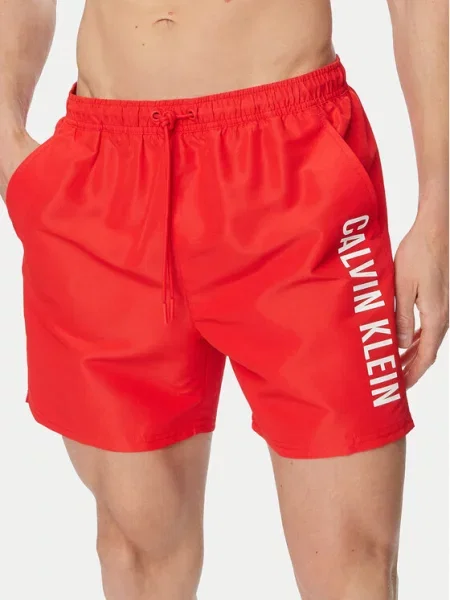 Calvin Klein Swimwear Kopalne hlače rdeča