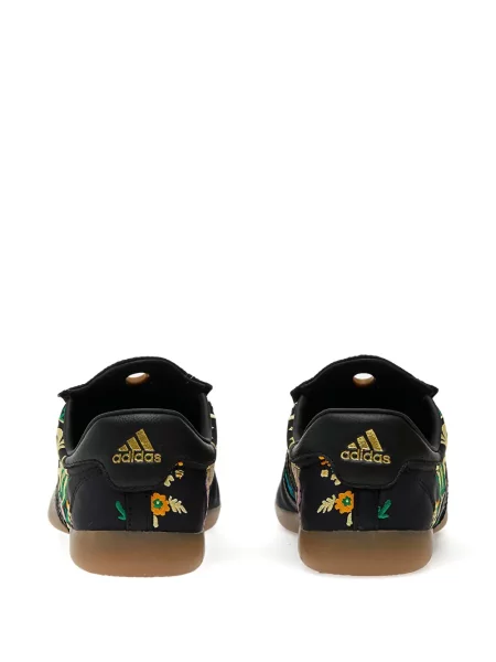 Φλοράλ sneakers Adidas Samba με κορδόνια με δαντέλα μαύρο