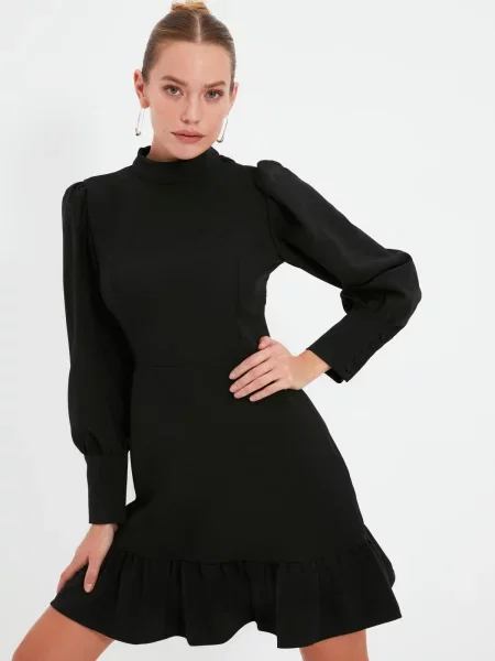 Rochie maxi Trendyol negru