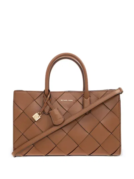 Geanta de piele Michael Michael Kors din piele maro