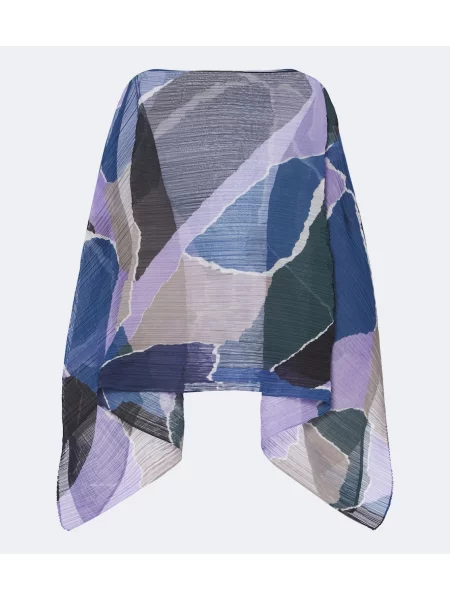 Fular Pleats Please Issey Miyake cu imagine violet