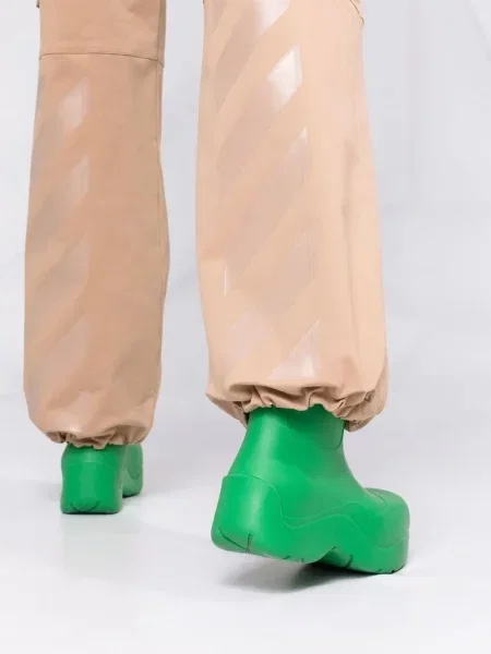 Spodnie cargo Off-white w paski z nadrukiem białe