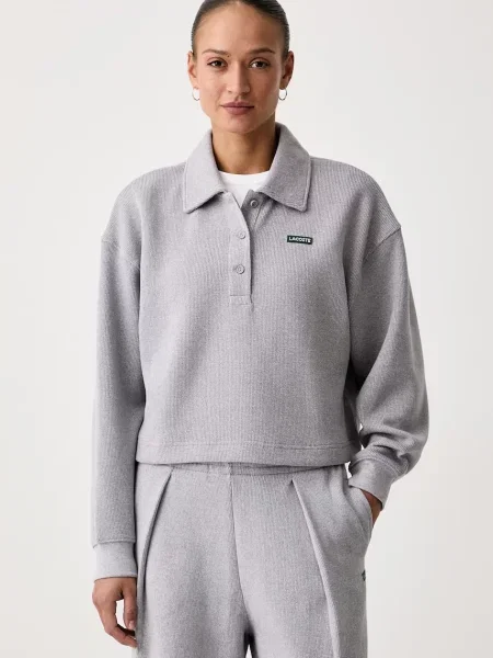 Lacoste hanorac pentru femei cu gri