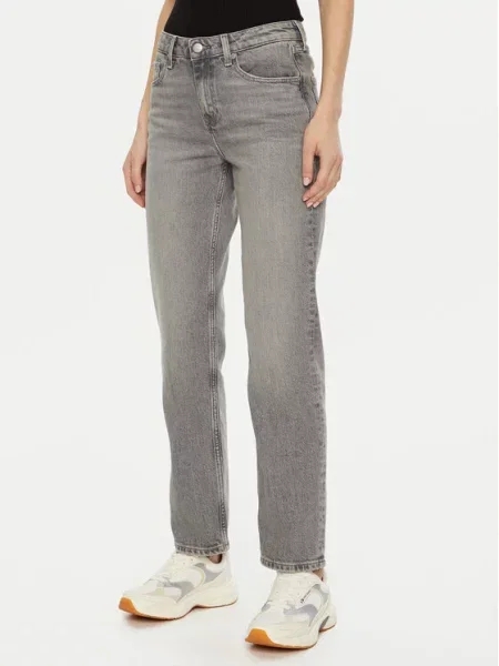 Tommy Hilfiger Džinsai Classic Straight Fit pilka