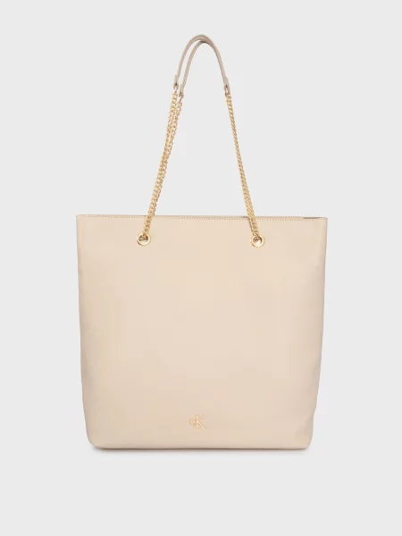 Сумка на ланцюжку Calvin Klein Jeans бежева