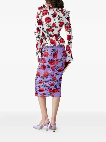 Top Carolina Herrera cu imagine alb