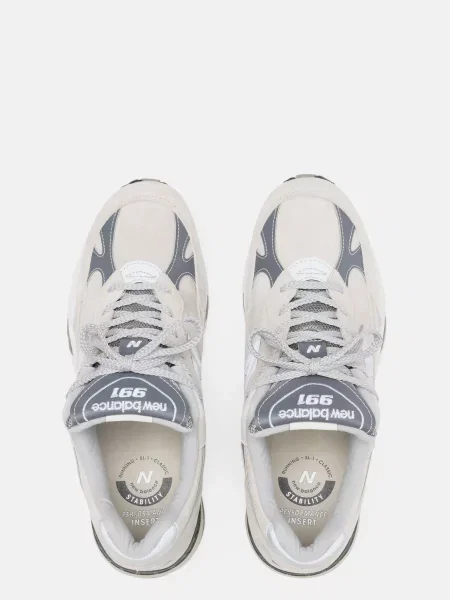 Замшевые кроссовки New Balance серые
