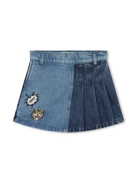 Szorty jeansowe dziecięce Kenzo niebieskie