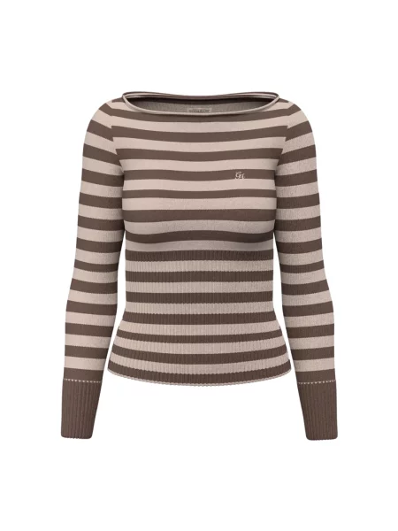 Sweter Guess brązowy
