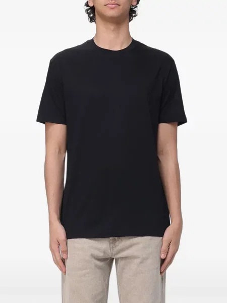 Tricou Armani Exchange cu decolteu rotund negru