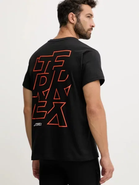 Tricou adidas Terrex Signature AOP Graphic T-Shirt Black S negru