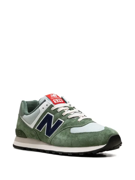 Sneakerși New Balance 574 plasă chunky maro