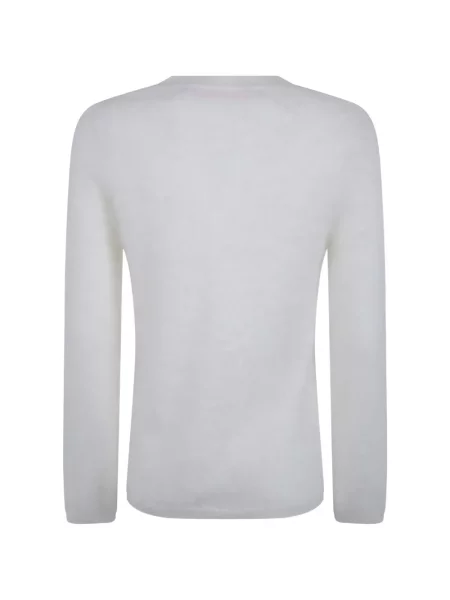 Kašmyro megztinis Absolut Cashmere apvaliu kaklu balta