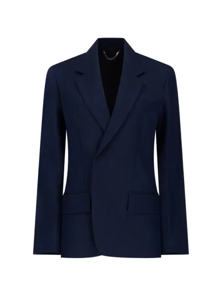 Sacou Victoria Beckham de lână albastru