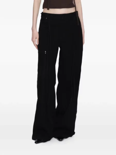 Pantaloni Ili Node cu cordon negru