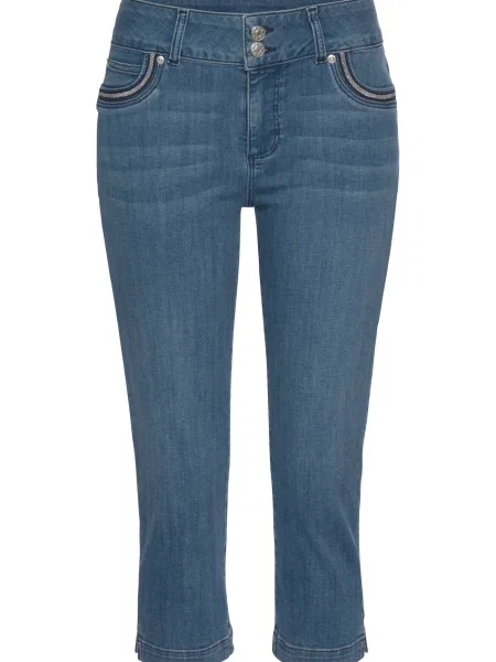 LASCANA Jeans denim / argintiu albastru