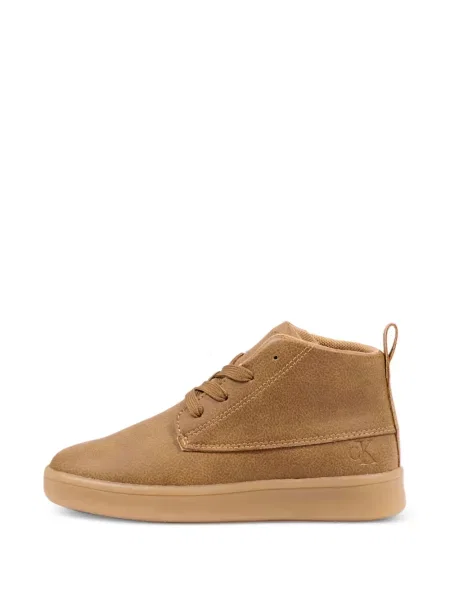 Sneakersy dziecięce Calvin Klein brązowe