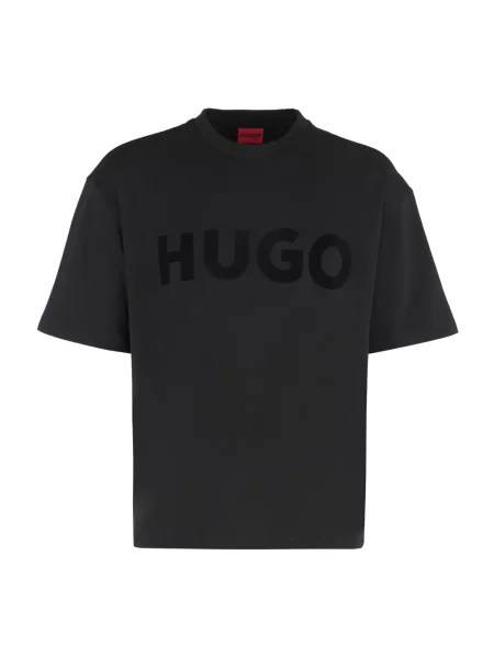 HUGO T-Shirt Dinkee Oversize czarny