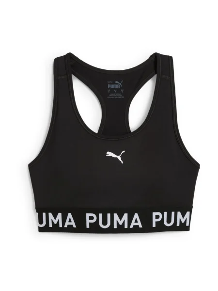 PUMA Sutien sport negru alb