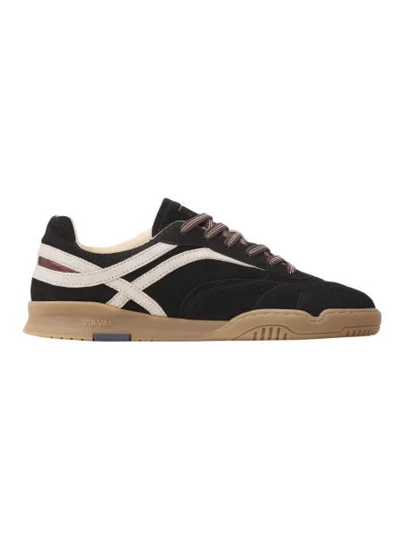 Sneakersy Via Vai skórzane czarne