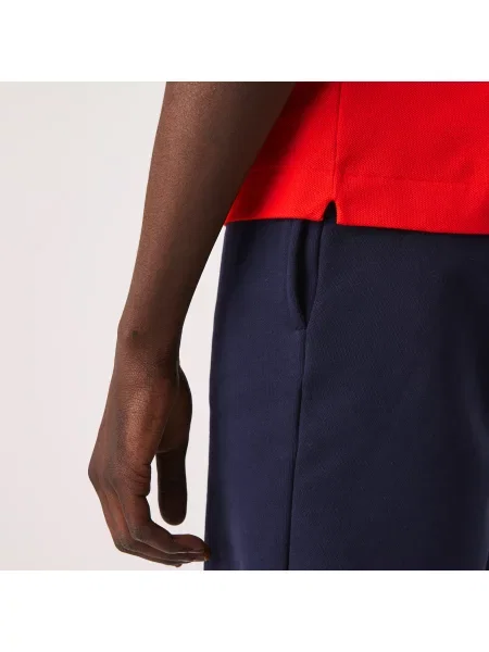 Lacoste Koszulka Polo Oryginał Petit Piqué czerwona