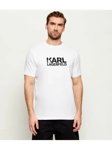 Karl Lagerfeld Tricou alb