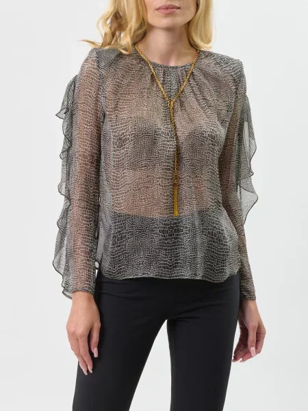 Блуза Elisabetta Franchi чорна