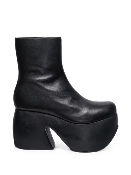 Cizme scurte Comme Des Garçons cu platformă negru
