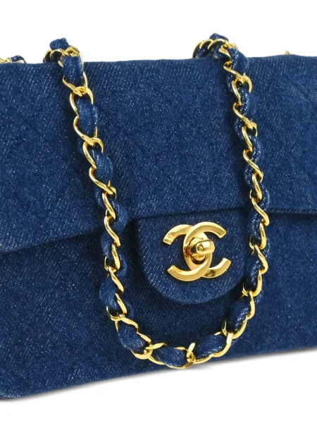 Klasická mini kabelka Chanel Pre-owned modrá