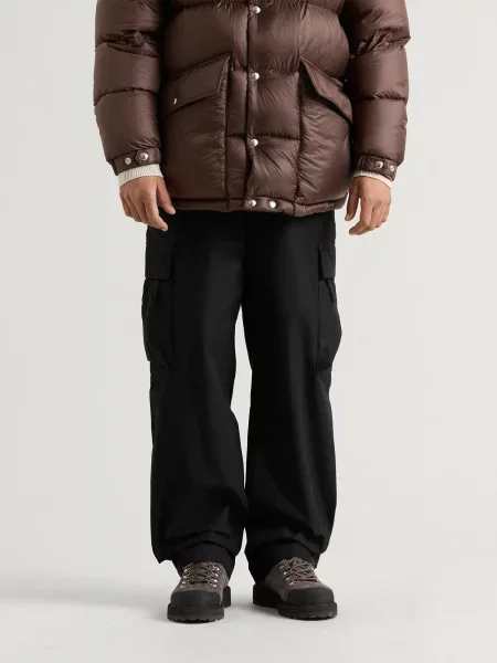 Spodnie cargo Moncler czarne