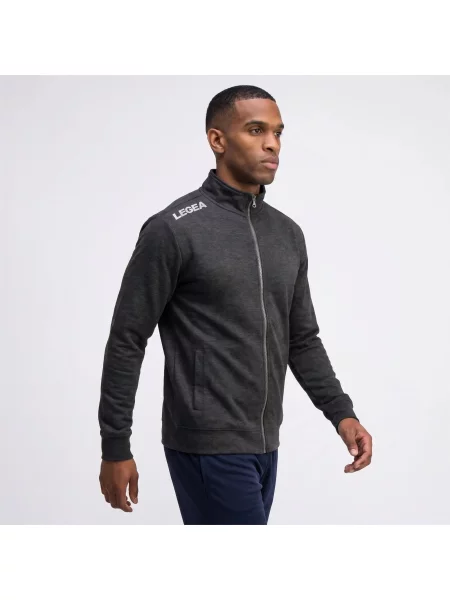 Bluza Treningowa z Kapturem Melanż szara