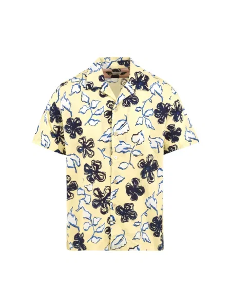 Koszula Paul Smith casual żółta
