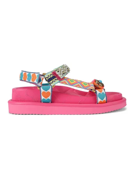 Kurt Geiger London sandały na platformie Orson Sandal różowe