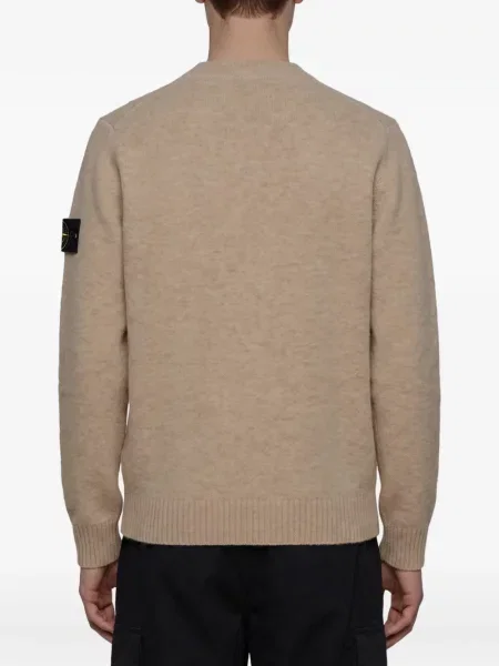 Пуловер Stone Island с кръгло деколте камъни
