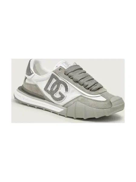 Dolce & Gabbana Sneakers | piele întoarsă gri