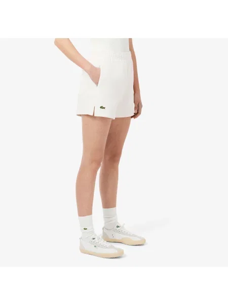 Lacoste Spodenki Dwustronne Pikowane białe
