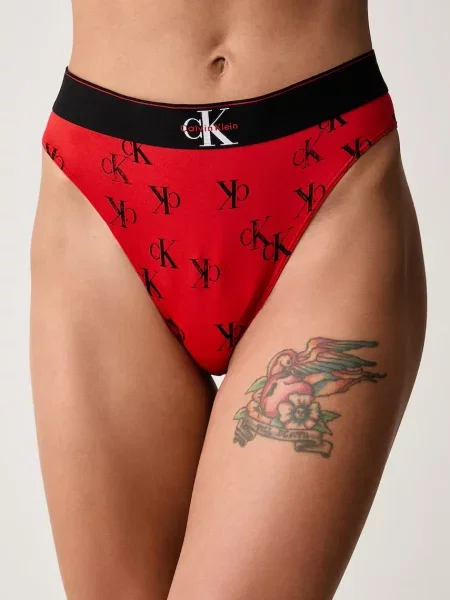 Calvin Klein Underwear nohavičky dámske červená