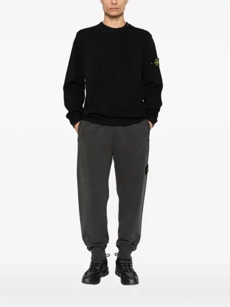 Hanorac Stone Island cu strasuri negru