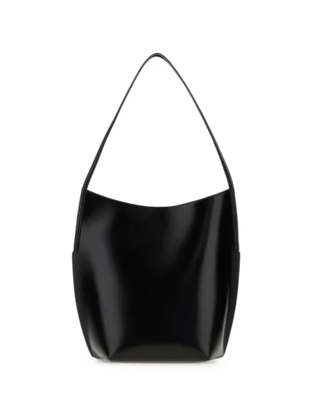 Geantă shopper Jil Sander din piele negru