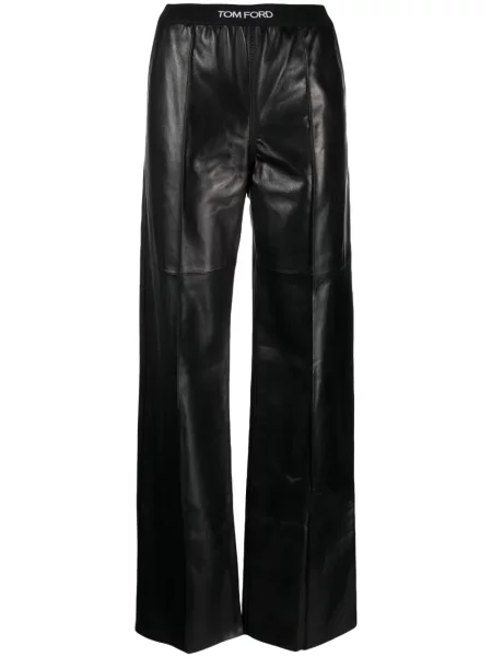 Pantaloni Tom Ford din piele negru