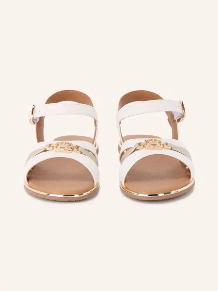 Tommy Hilfiger Sandały weiss białe