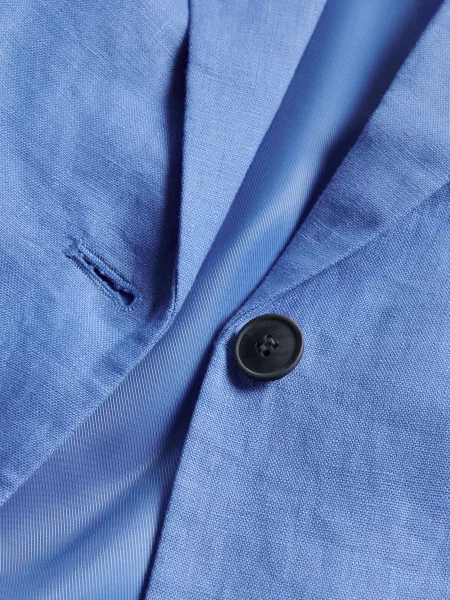 Reserved Блейзер з льону гіацинтовий 