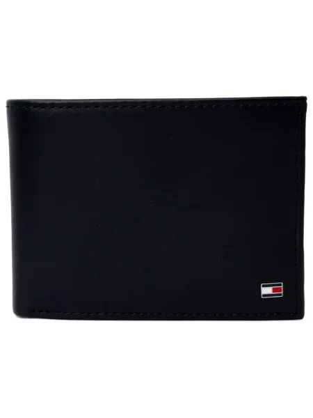 Tommy Hilfiger De piele portofel + breloc negru
