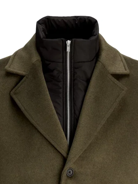 Jack & Jones Premium Prechodný kabát JPBBlastanford olivová čierna