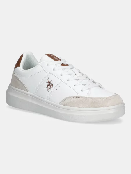 Férfi cipő U.S. Polo Assn. fehér/világosbarna fehér
